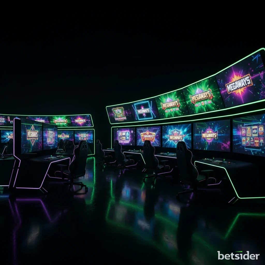 Un tavolo da blackjack virtuale con carte e fiches su Betsider.