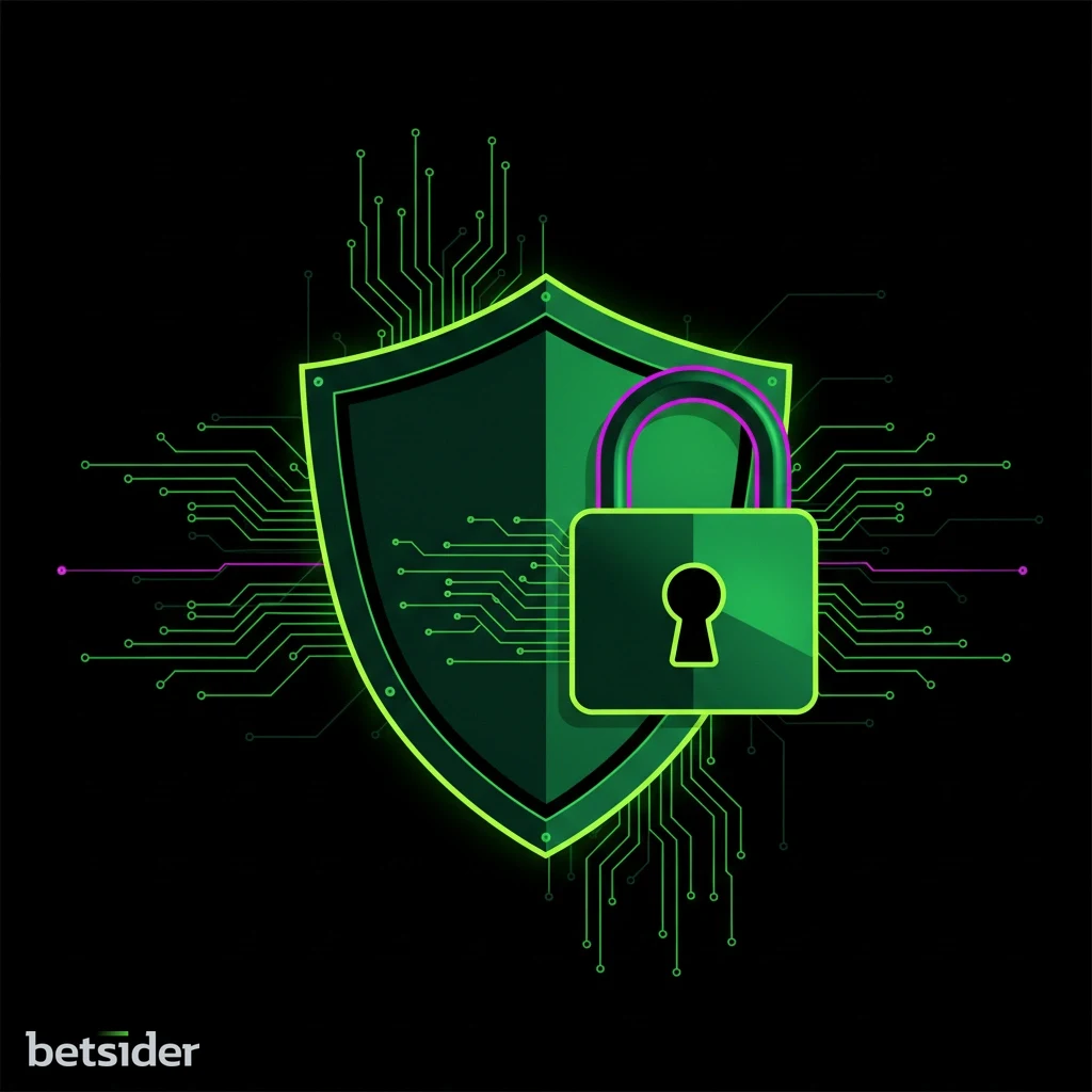 Icona di un lucchetto e uno scudo che simboleggiano la sicurezza dell'account Betsider